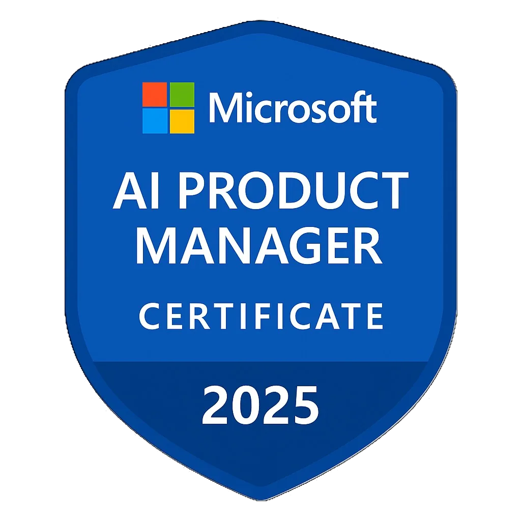 Microsoft AI Product Manager Certificate 2025